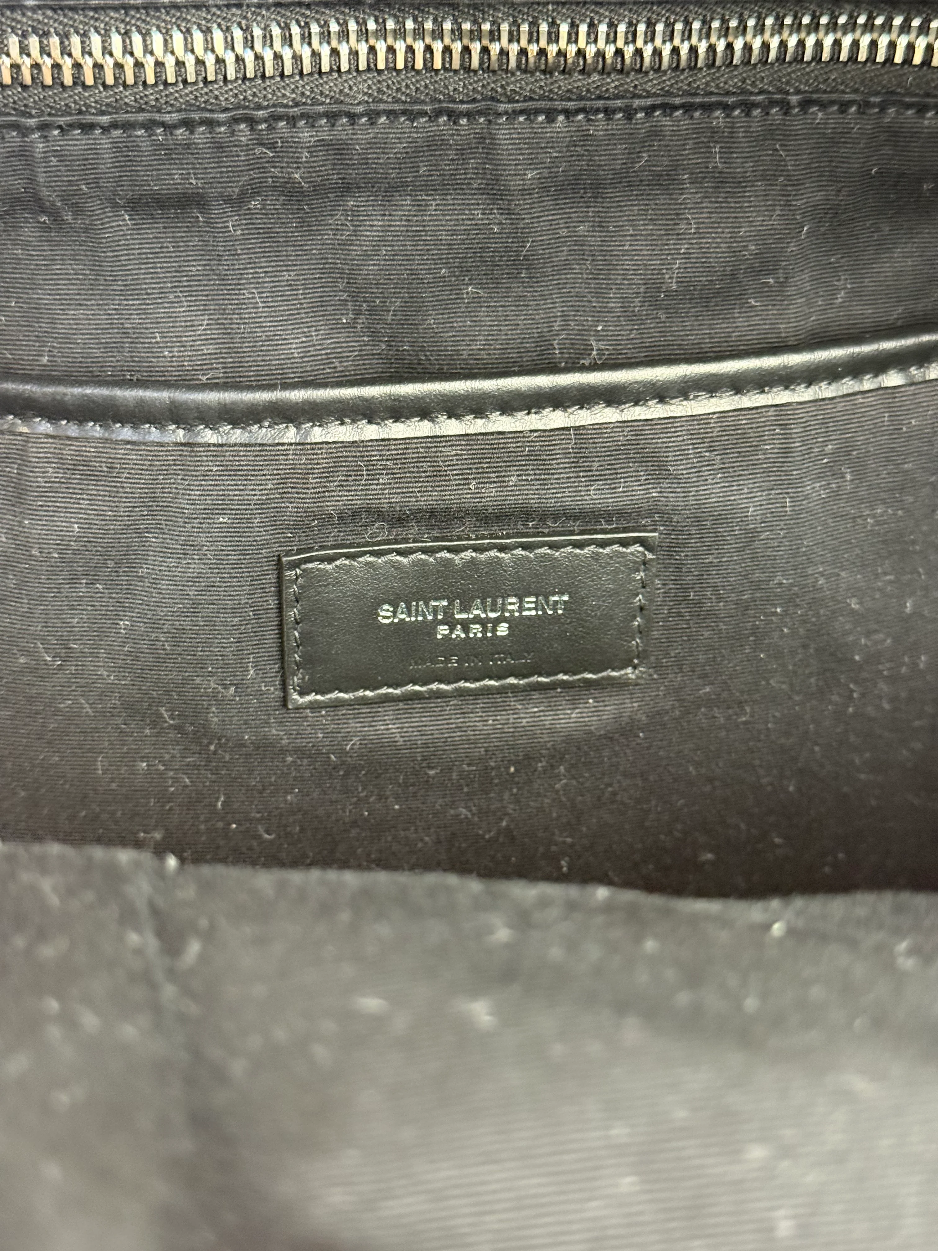 Saint Laurent Black S Canvas Backpack - Image 17