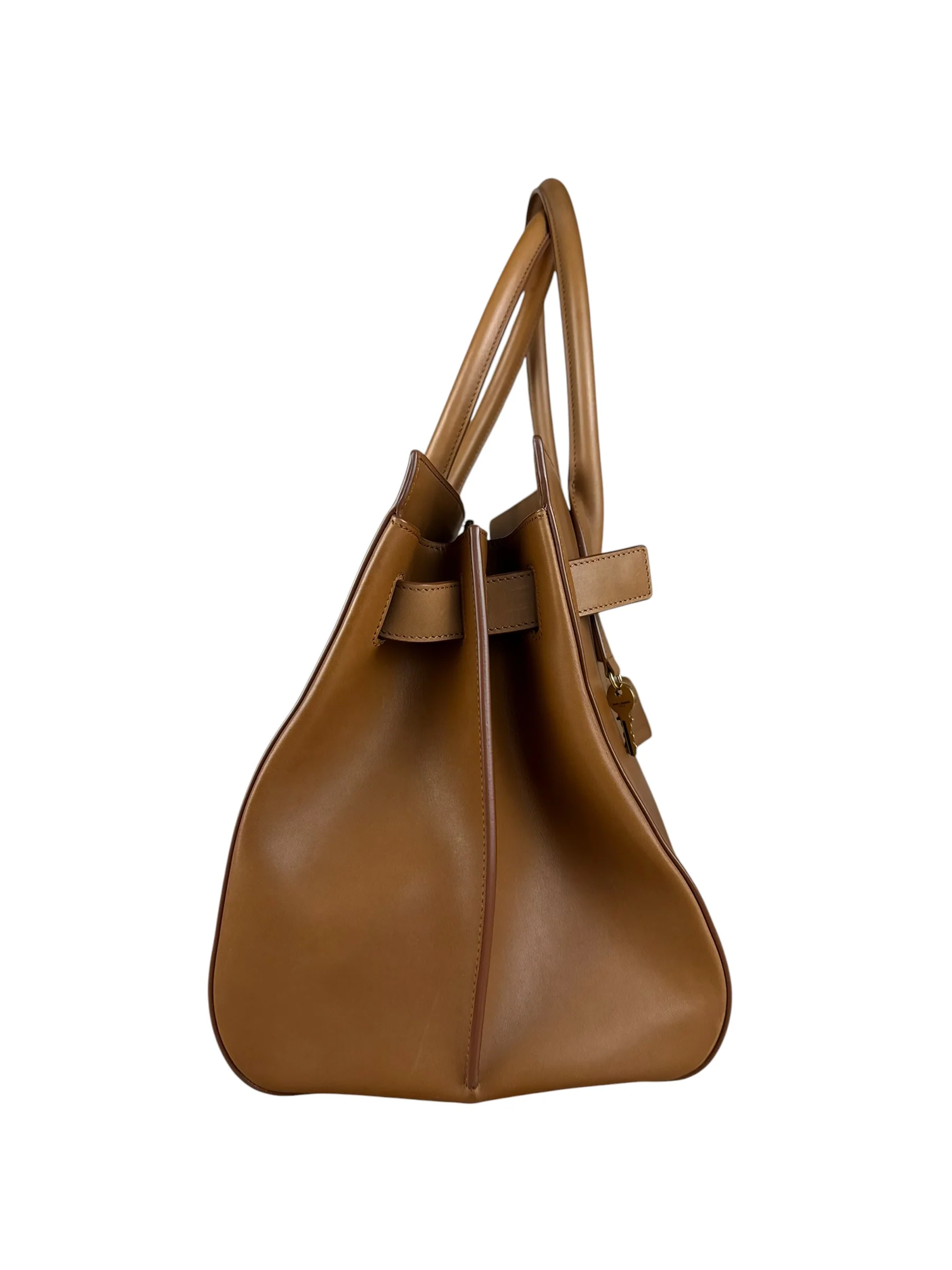 Saint Laurent Brown Leather Large Sac De Jour Tote - Image 10
