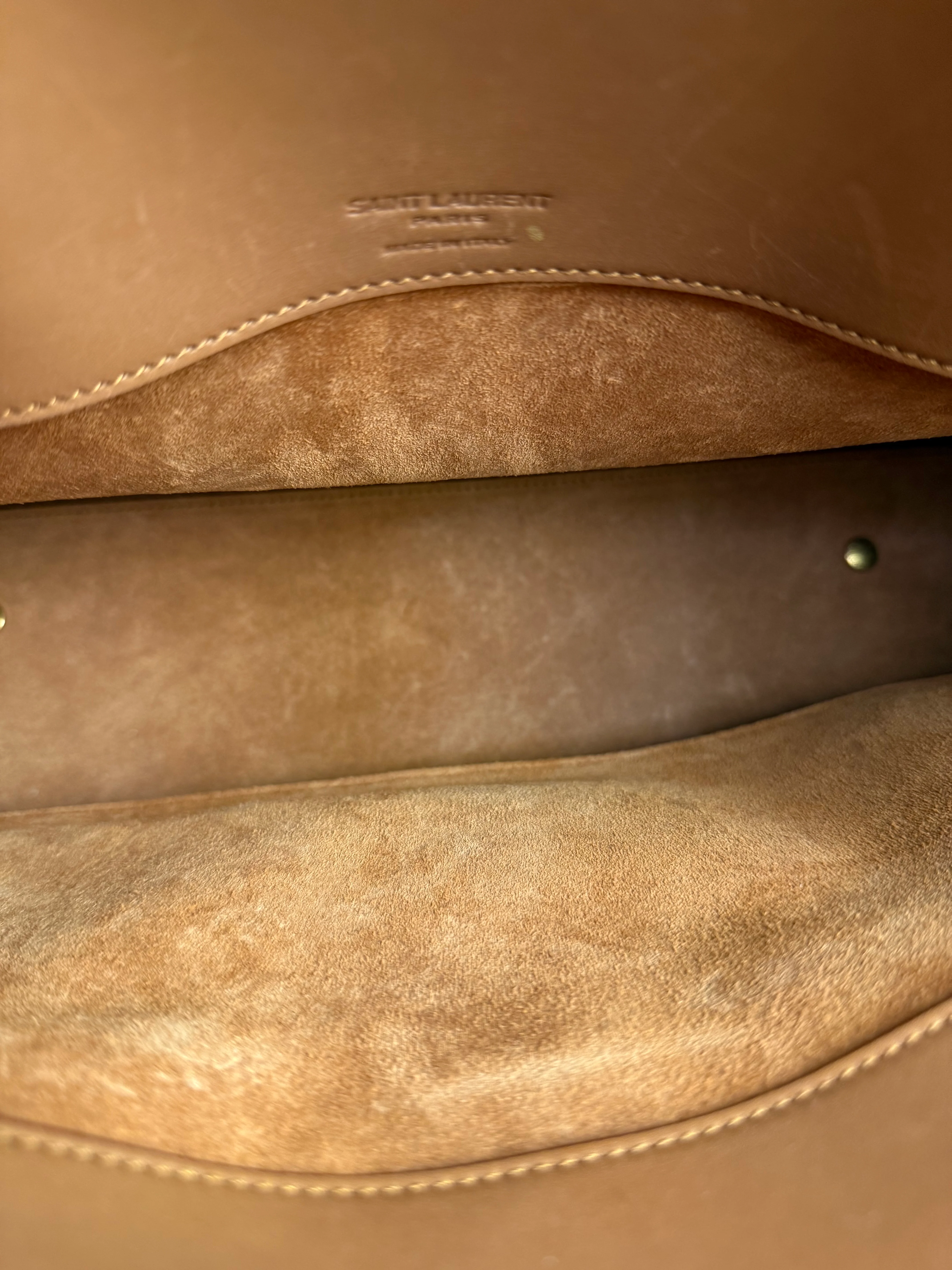 Saint Laurent Brown Leather Large Sac De Jour Tote - Image 18