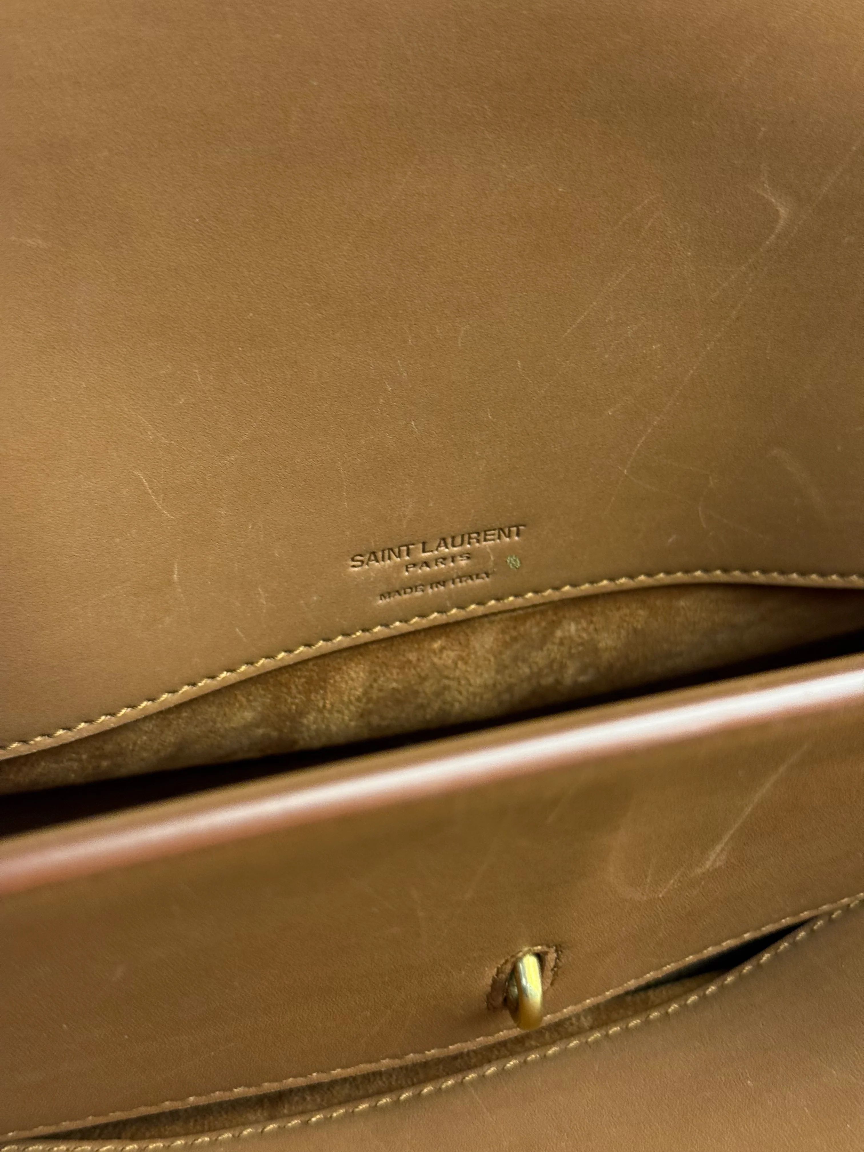 Saint Laurent Brown Leather Large Sac De Jour Tote - Image 19