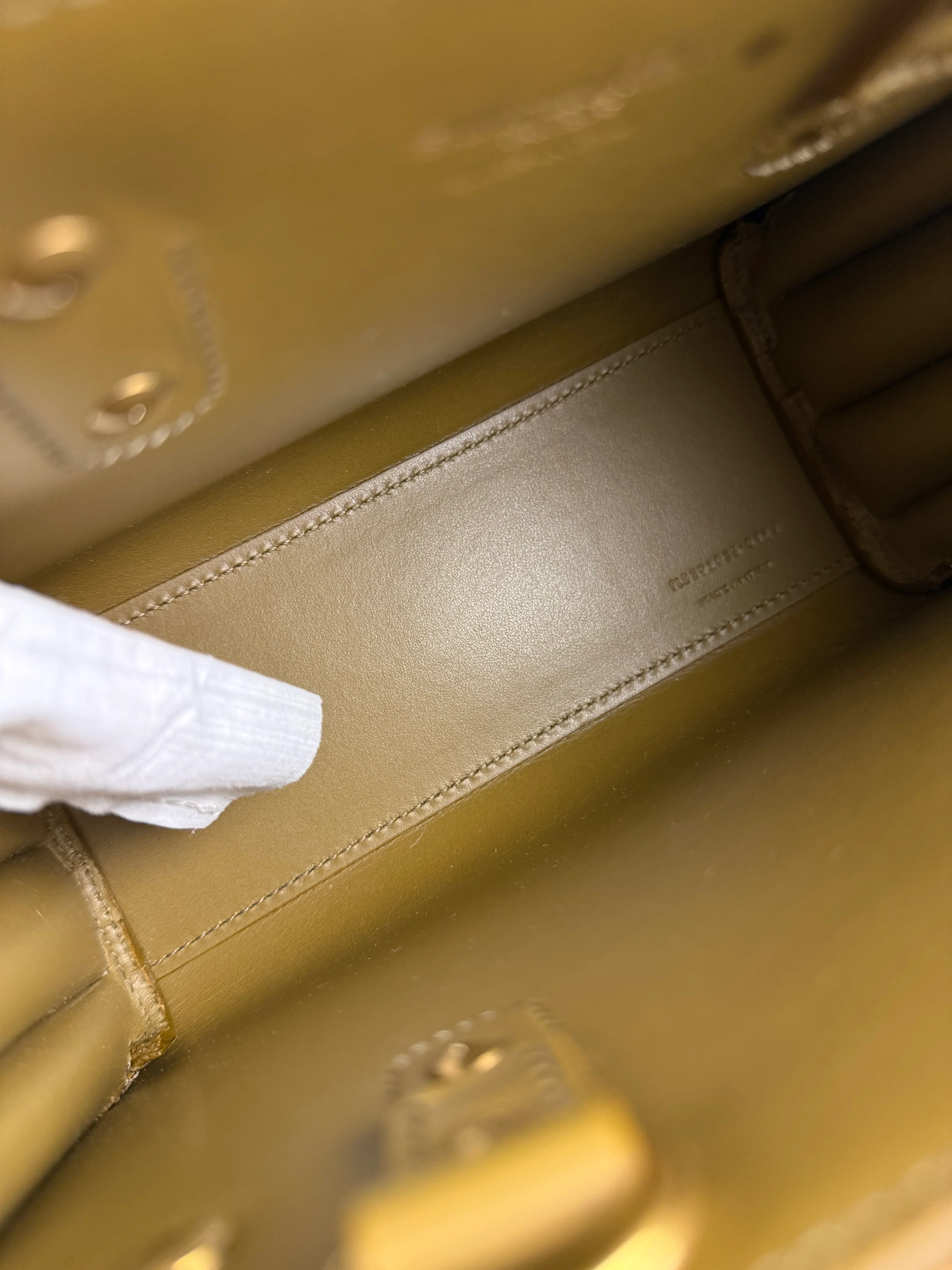 Saint Laurent Green Leather Nano Sac De Jour 2Way Tote - Image 14
