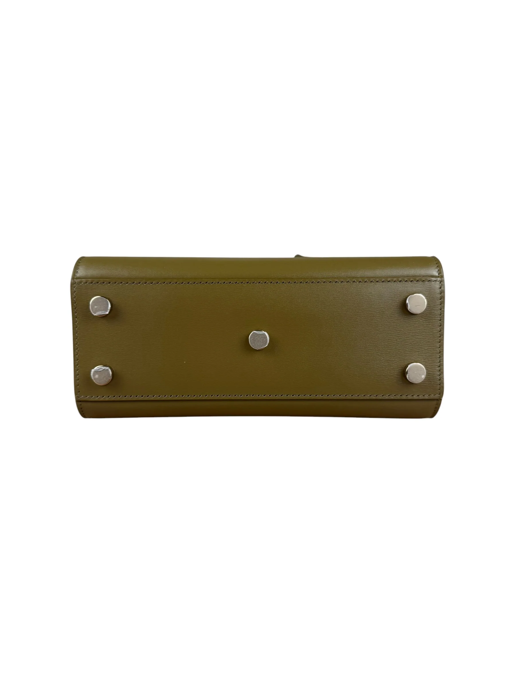 Saint Laurent Green Leather Nano Sac De Jour 2Way Tote - Image 9