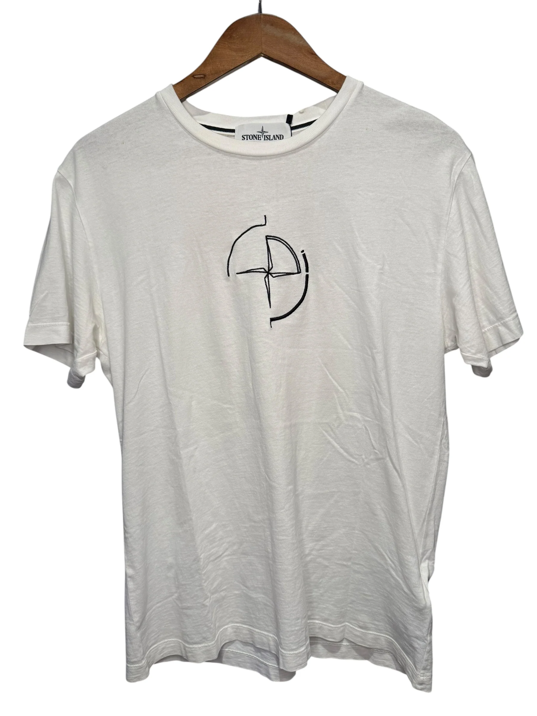 Stone Island Logo Short Sleeve T-Shirt