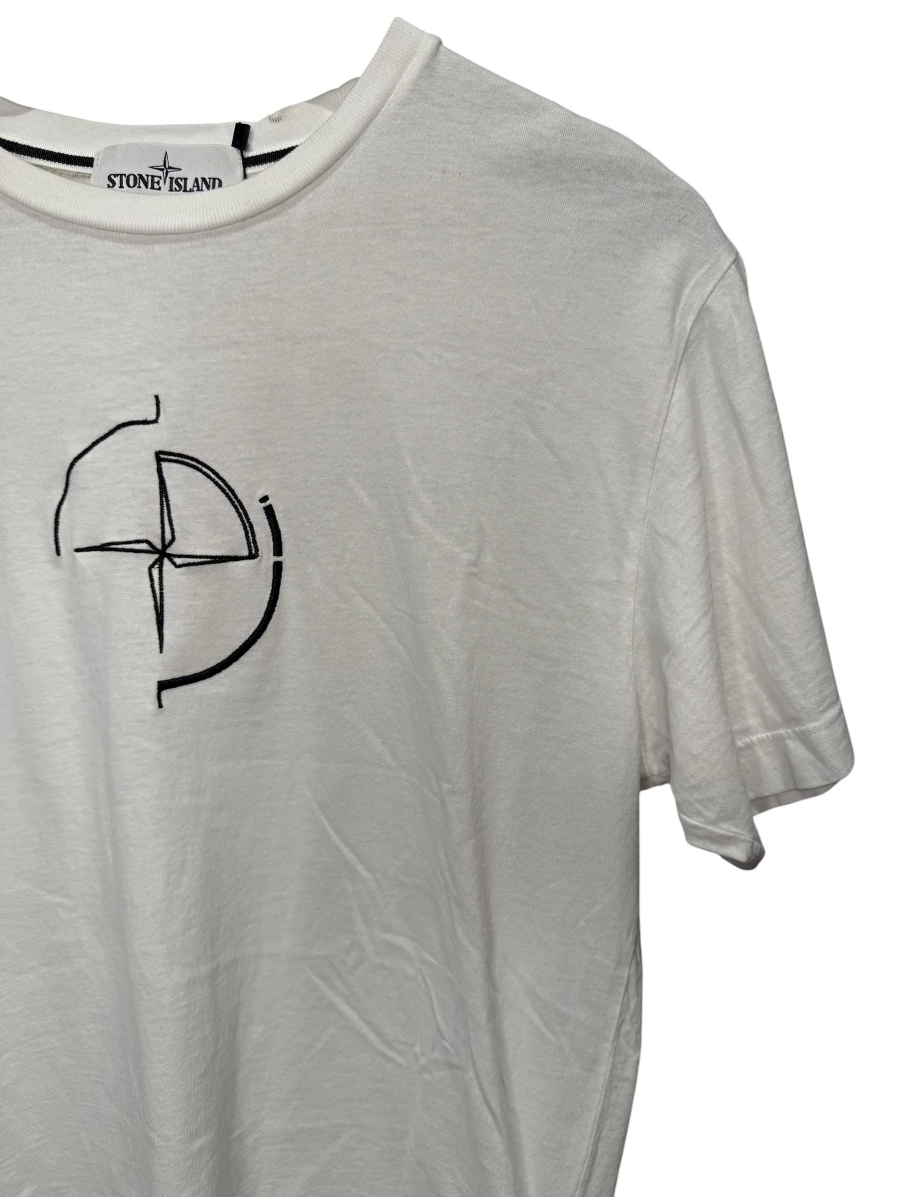 Stone Island Logo Short Sleeve T-Shirt - Image 4