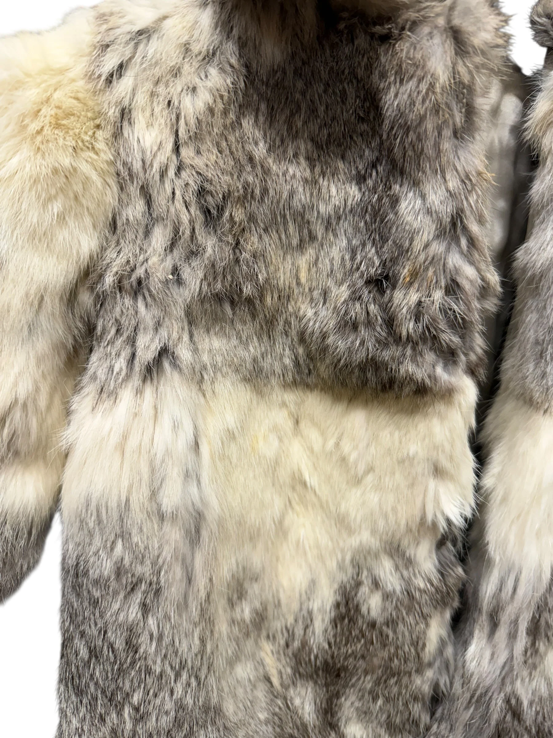 Vintage Ivory/Brown Chinchilla Fur Coat (Toddler's) - Image 4