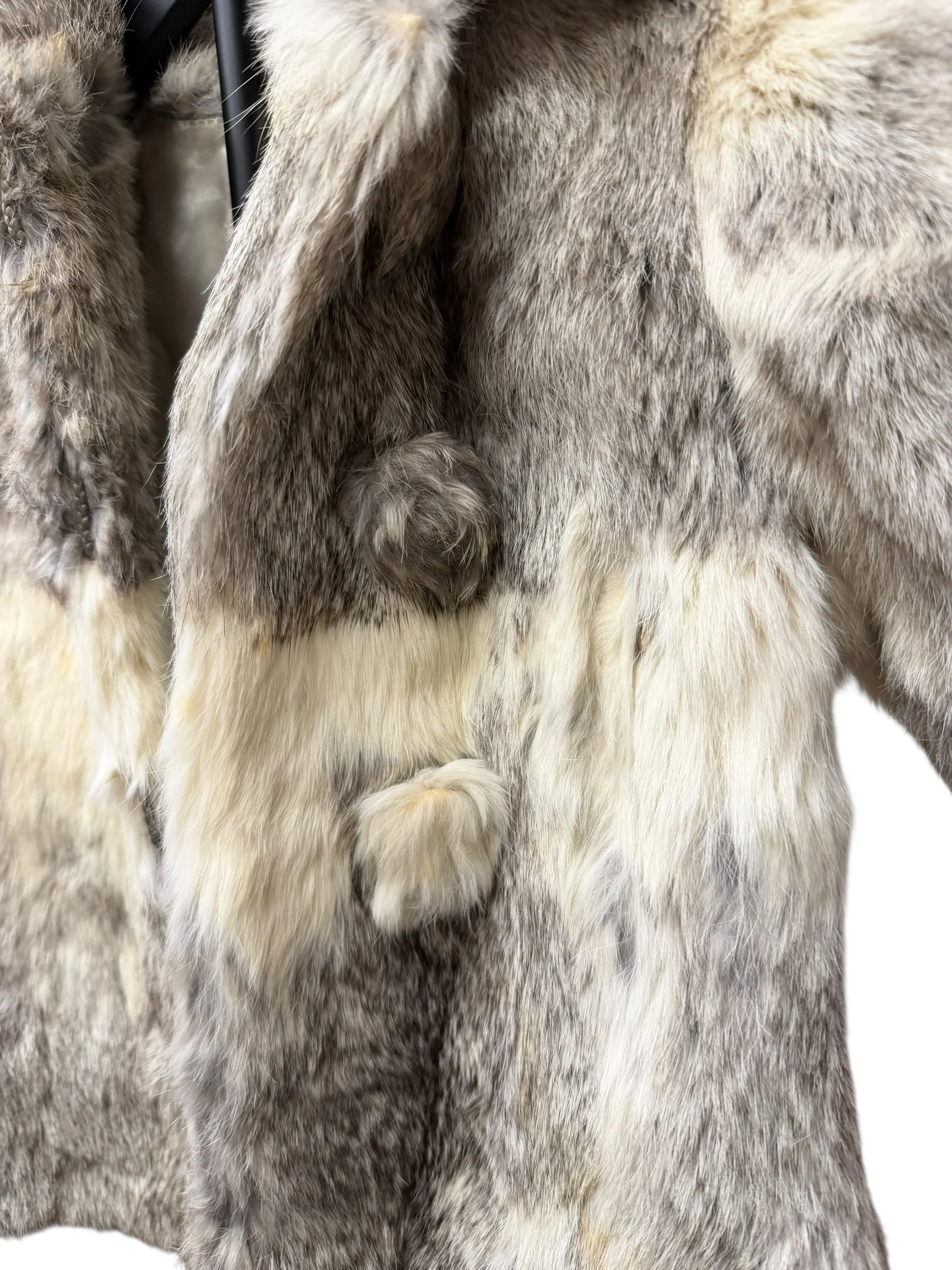 Vintage Ivory/Brown Chinchilla Fur Coat (Toddler's) - Image 6