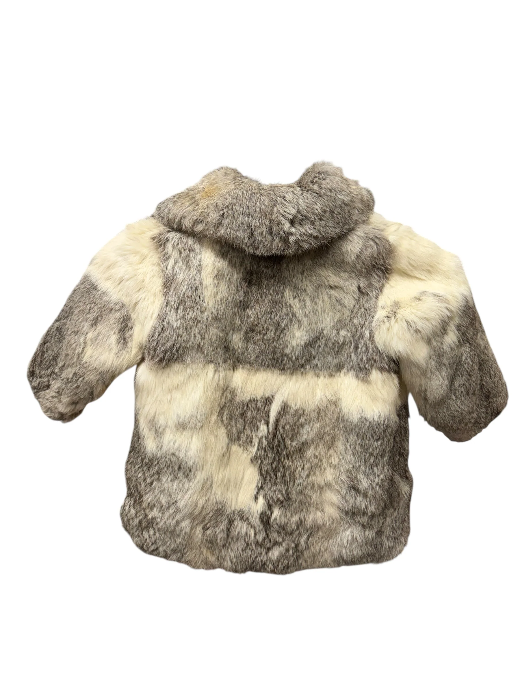Vintage Ivory/Brown Chinchilla Fur Coat (Toddler's) - Image 7