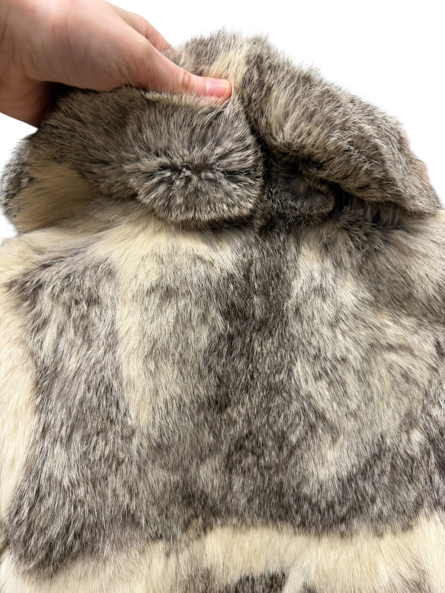 Vintage Ivory/Brown Chinchilla Fur Coat (Toddler's) - Image 9