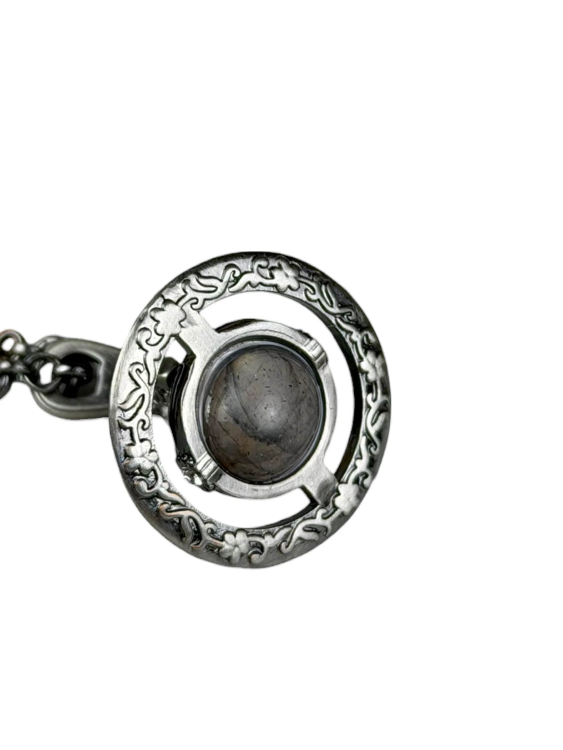 Vivienne Westwood Gunmetal 3D Orb Necklace - Image 3