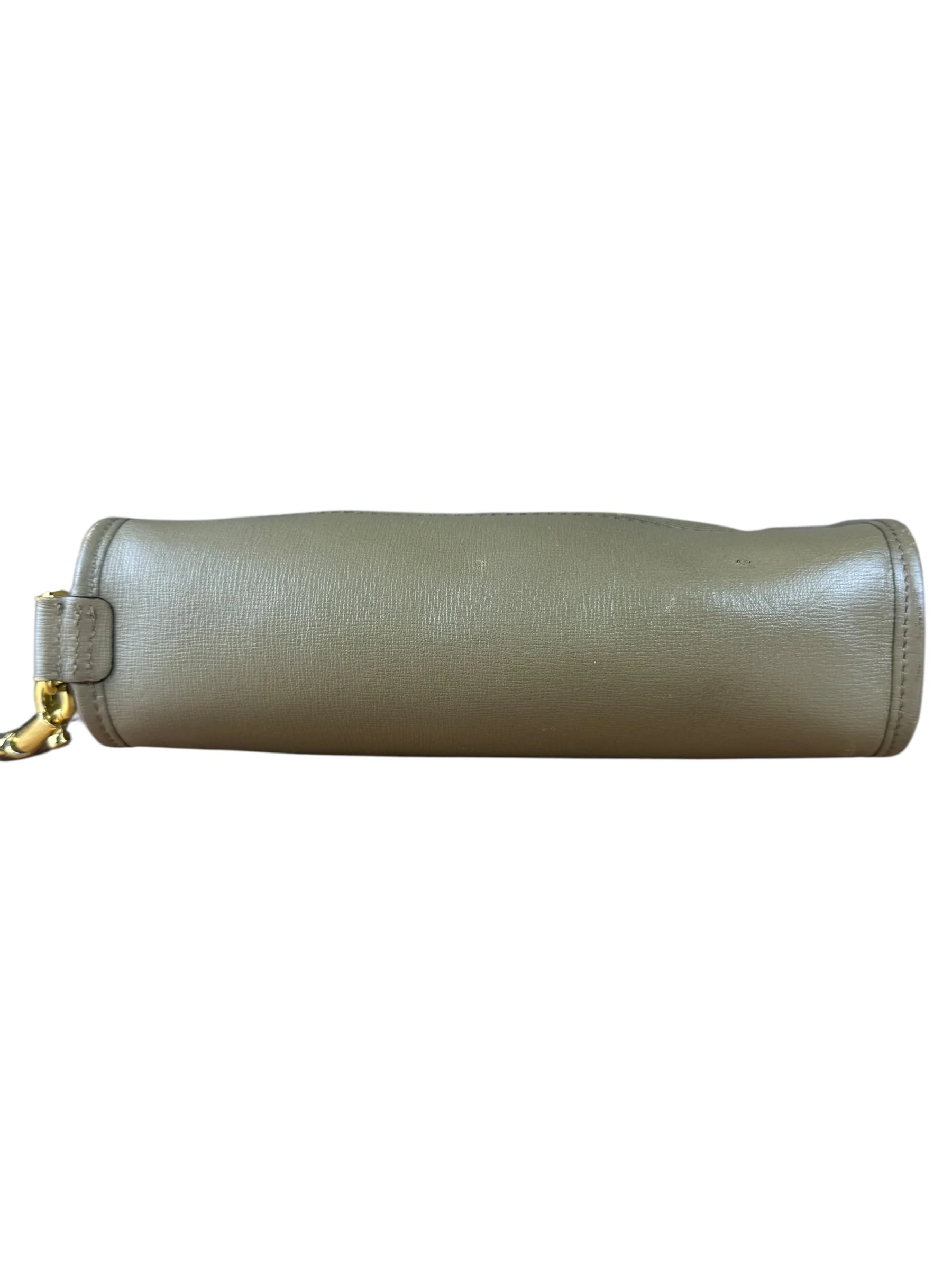 YSL Vintage Grey Leather Travel Pouch - Image 4