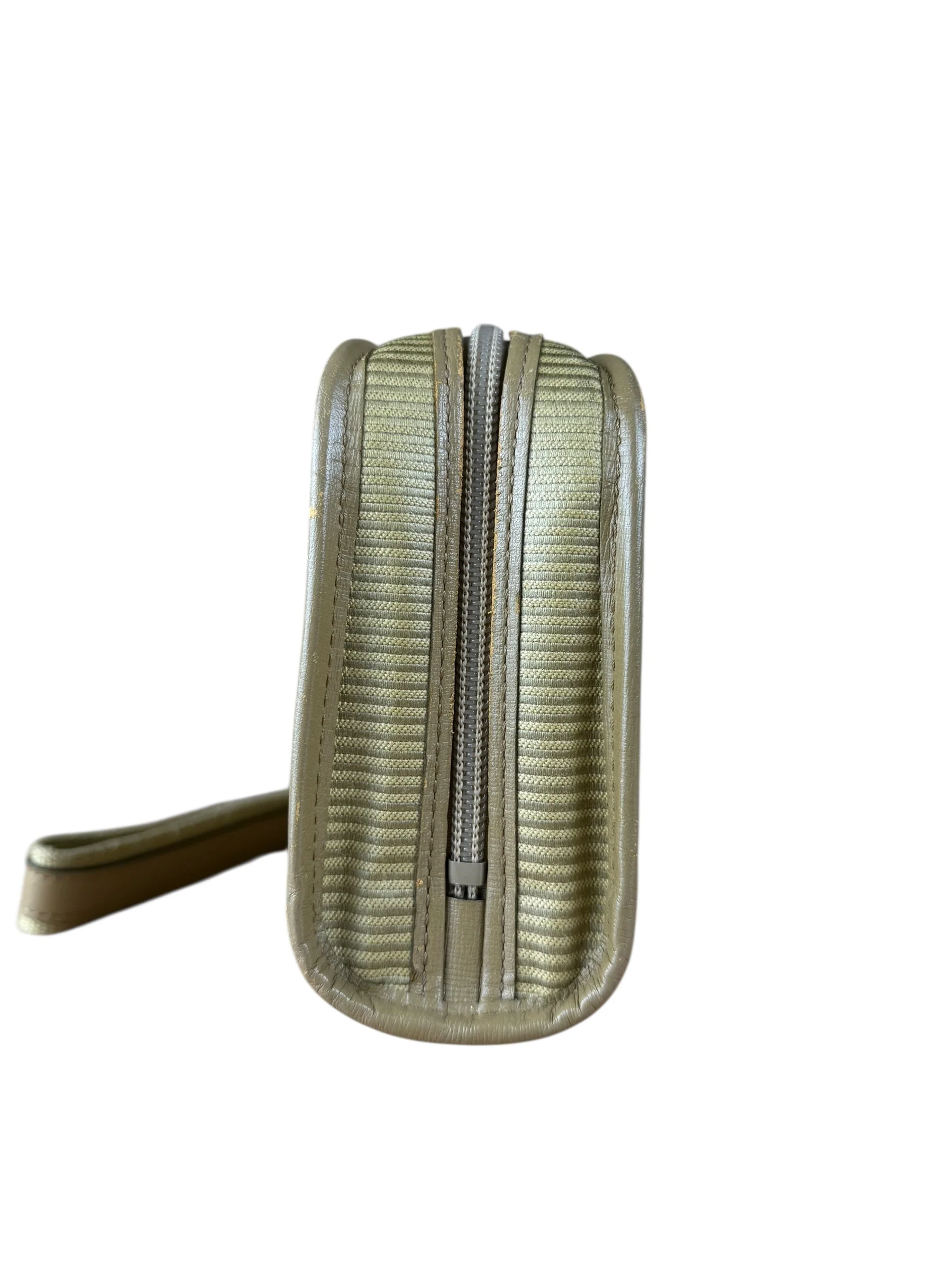 YSL Vintage Grey Leather Travel Pouch - Image 6