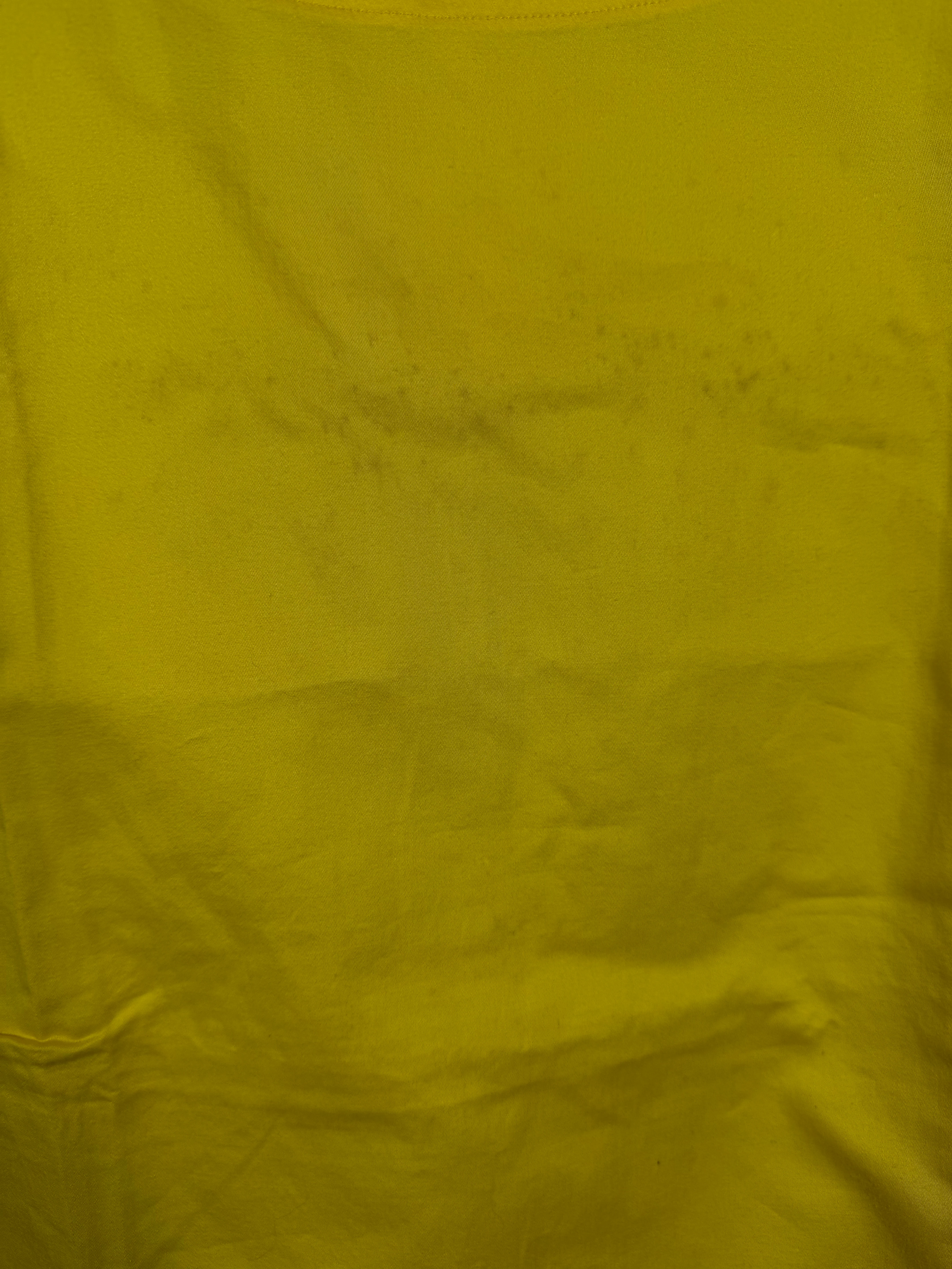 Yves Saint Laurent Padded Short Sleeve Yellow Top - Image 5