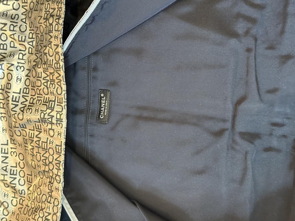 Chanel Y2K Rue Cambon Garment Bag Cover Silver - Image 10