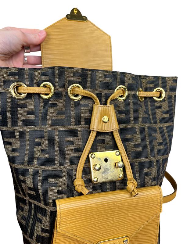 Fendi FF Zucca Monogram Backpack - Image 10