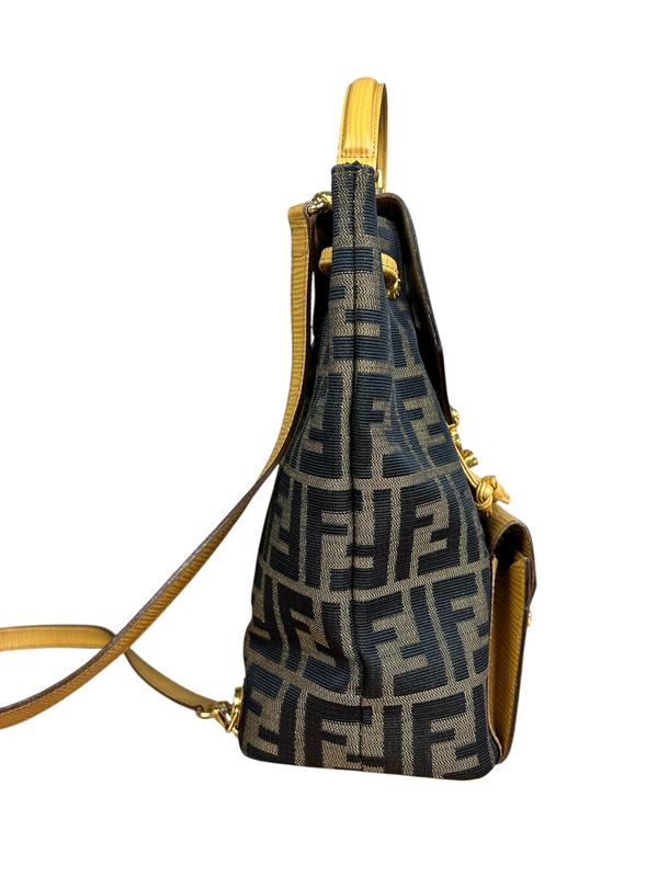 Fendi FF Zucca Monogram Backpack - Image 4