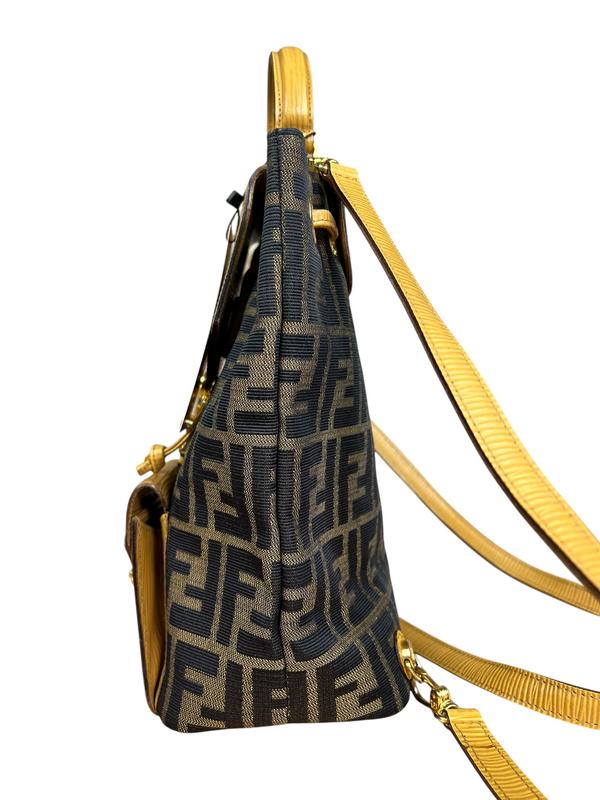 Fendi FF Zucca Monogram Backpack - Image 5