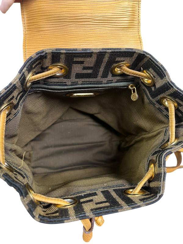 Fendi FF Zucca Monogram Backpack - Image 9