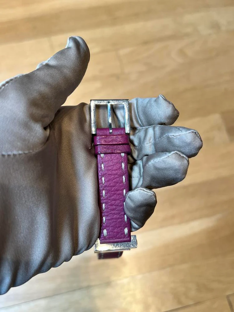 Fendi Magenta Leather 26mm Watch - Image 5