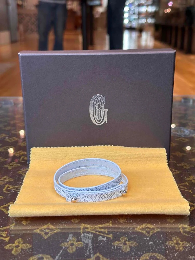 Goyard Bracelet White Leather - Image 6