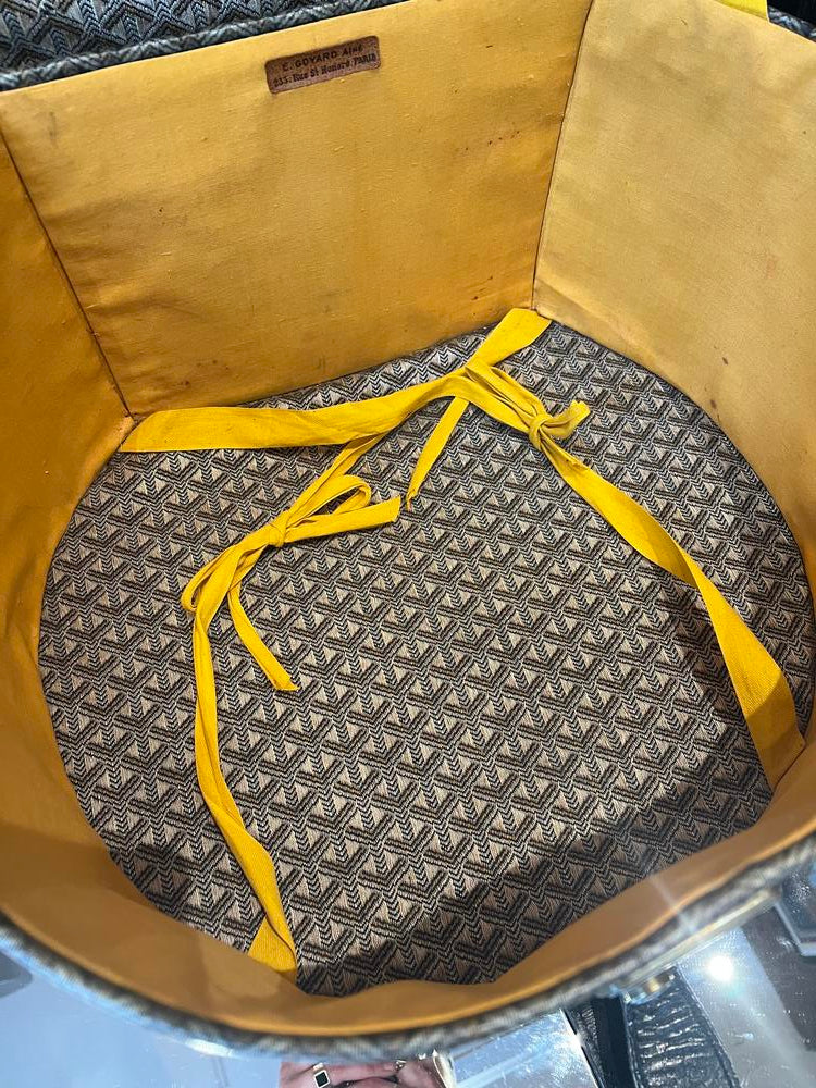 Goyard Vintage Rare Large Boîte Chapeau Hat Box - Image 11