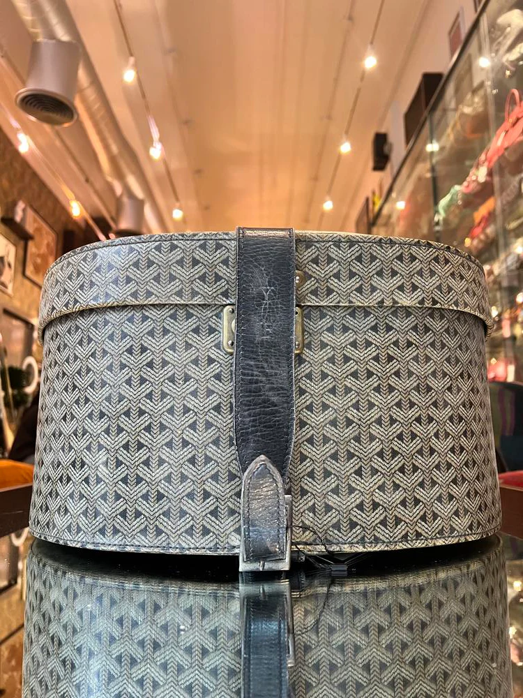 Goyard Vintage Rare Large Boîte Chapeau Hat Box - Image 5