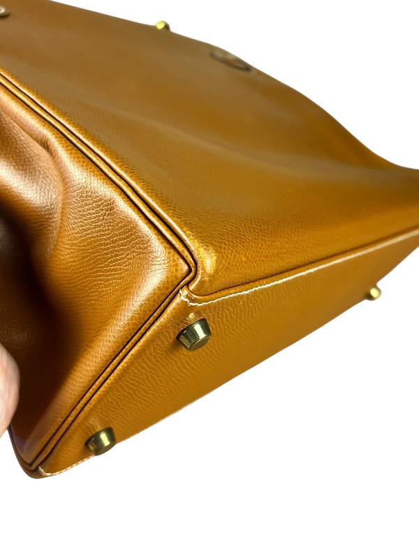 Hermes Kelly 32 Courchevel Camel 1991 - Image 12