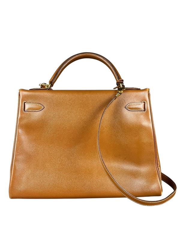 Hermes Kelly 32 Courchevel Camel 1991 - Image 19