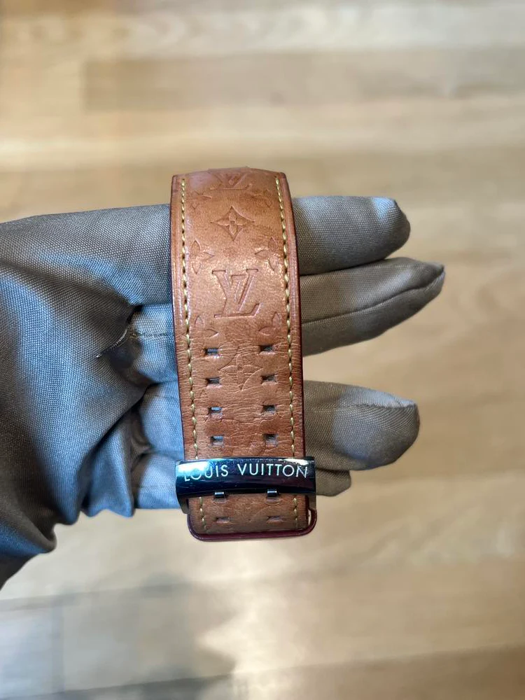 Louis Vuitton Stainless Steel 28mm Tambour Watch - Image 4