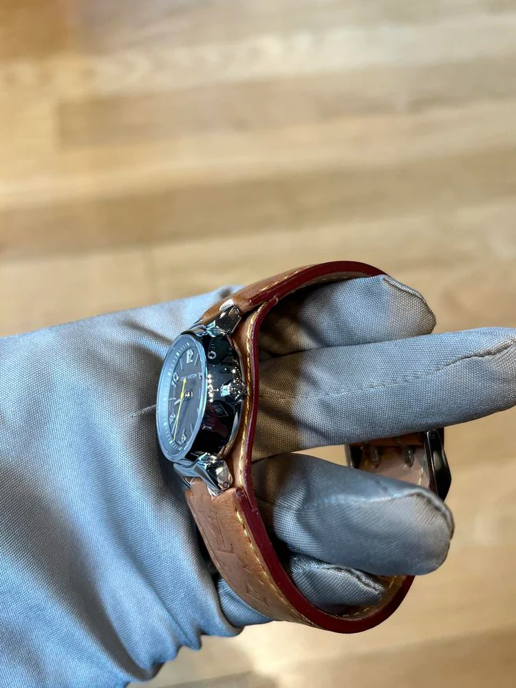 Louis Vuitton Stainless Steel 28mm Tambour Watch - Image 5