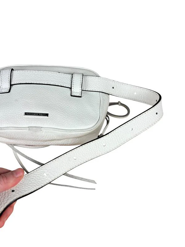 Rebecca Minkoff White Leather Belt Bag - Image 3
