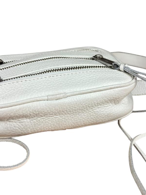 Rebecca Minkoff White Leather Belt Bag - Image 9
