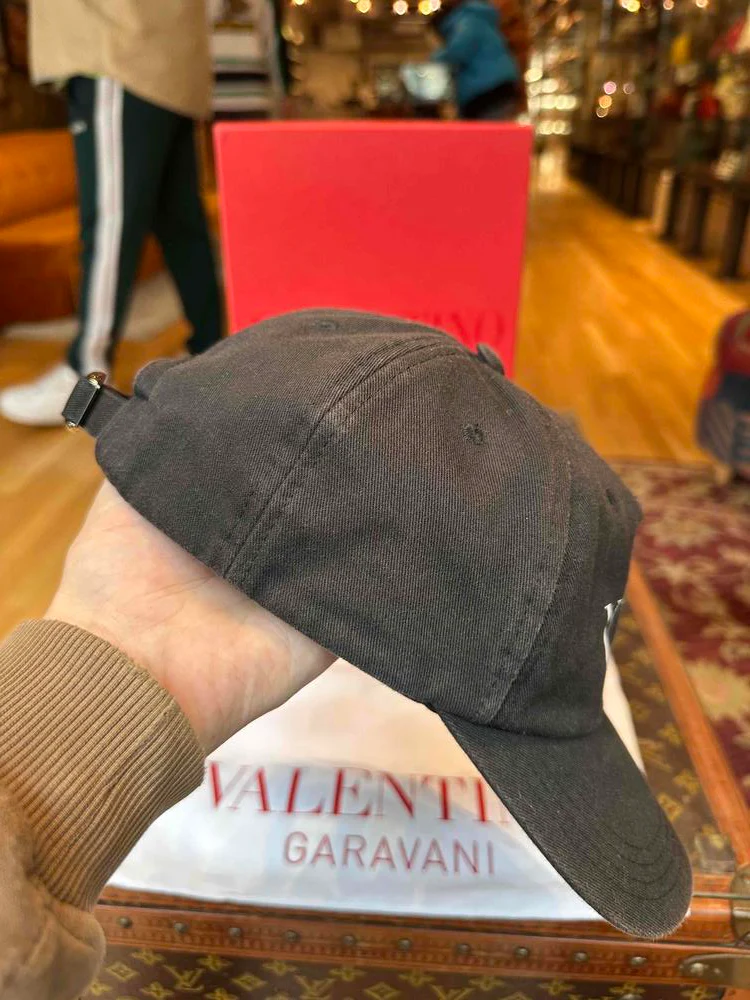 Valentino Baseball Hat Black - Image 3