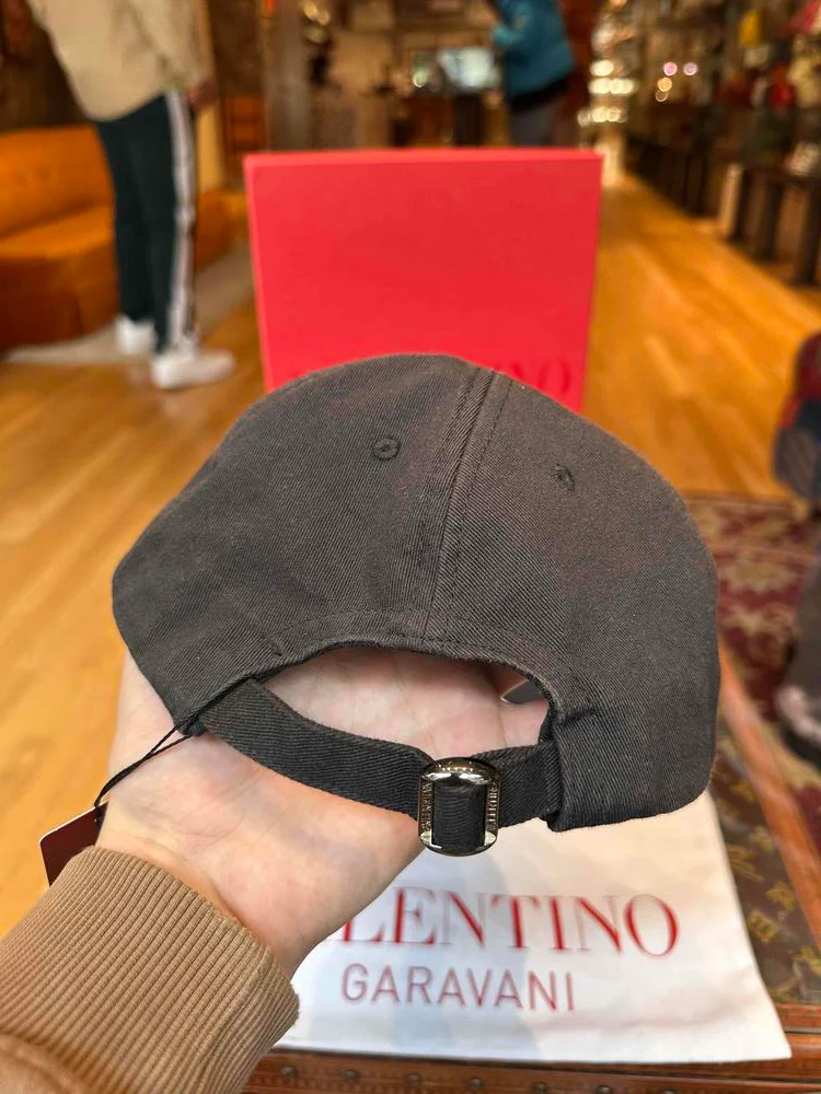 Valentino Baseball Hat Black - Image 4