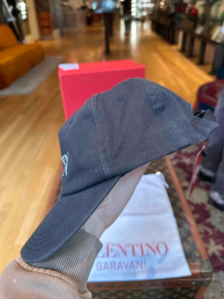 Valentino Baseball Hat Black - Image 5