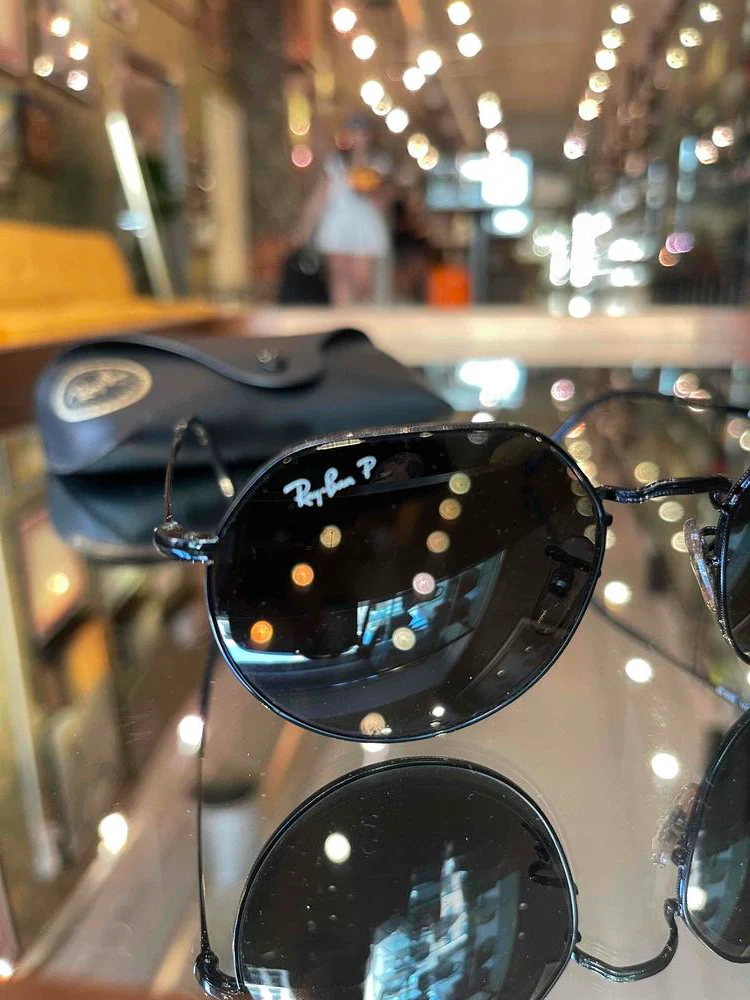 Ray Bans Wire Frame Round Sunglasses Polarized - Image 3