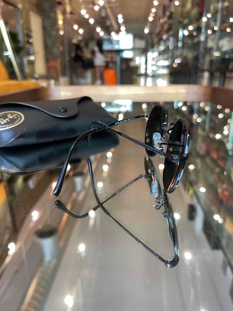 Ray Bans Wire Frame Round Sunglasses Polarized - Image 6