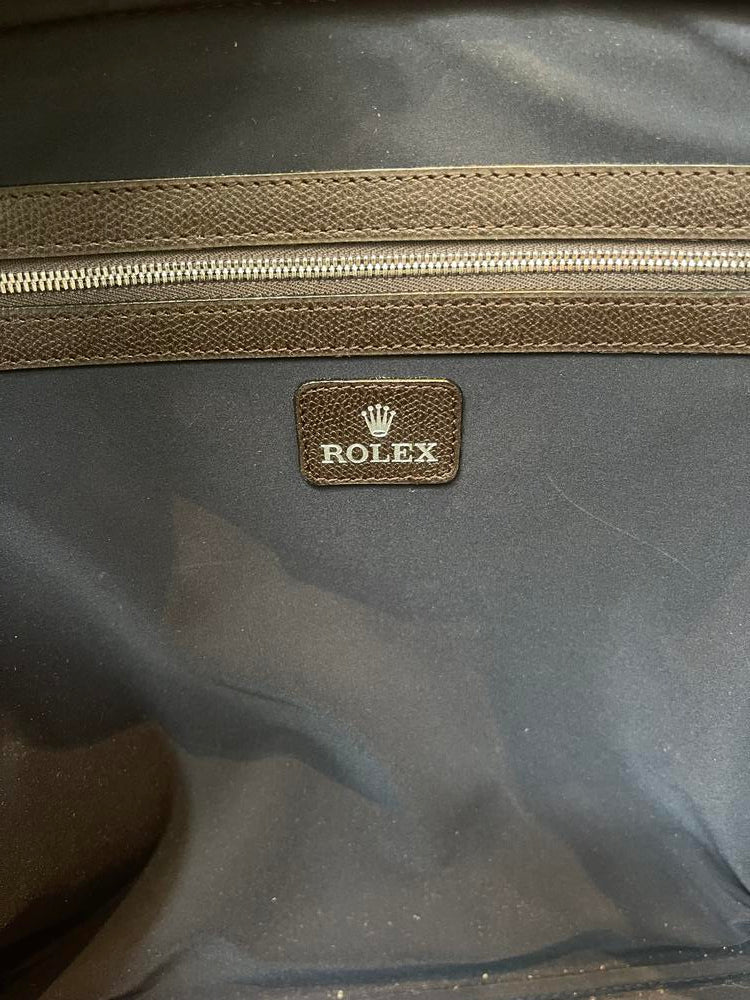 Rolex Briefcase Brown Leather - Image 10