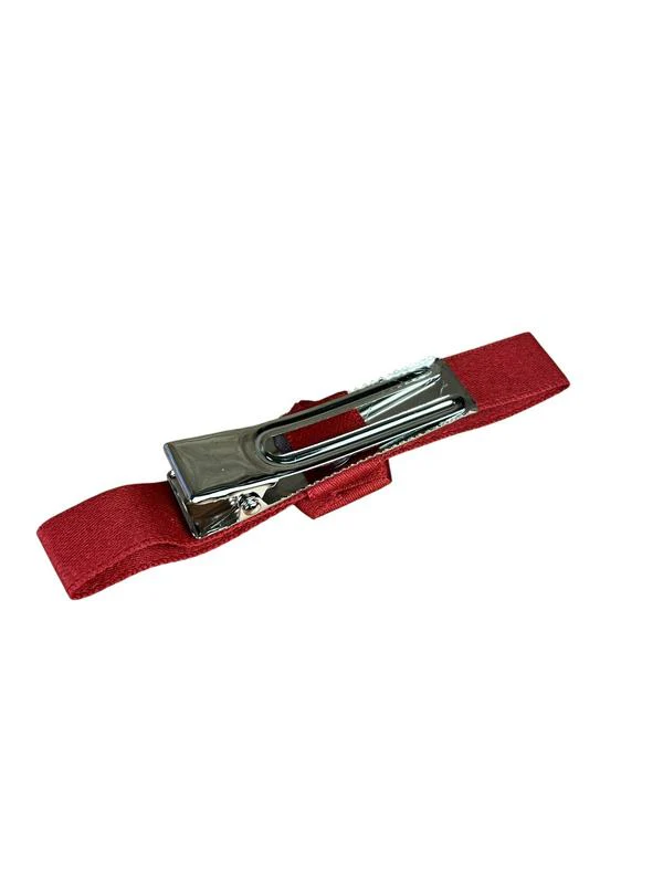 Valentino Re-Purposed Ribbon Bow Hair Clip - Image 2
